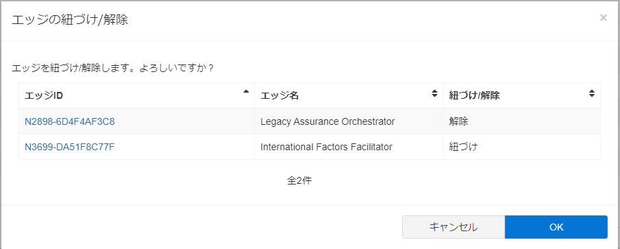 SBOM更新-更新確認-メッセージ