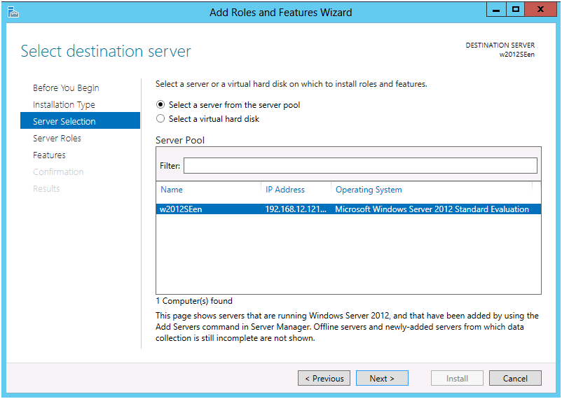 Select Server
